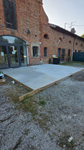 Photo de galerie - Coulage terrasse.