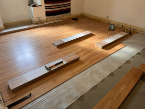 Photo de galerie - Pose de parquet - Revêtement de sol