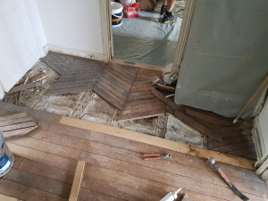 Photo de galerie - Pose de parquet - Revêtement de sol