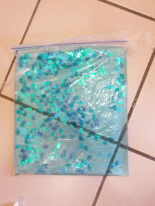 Photo de galerie - Activité sac sensoriel que j'ai mis en place lors d'un stage en crèche