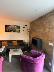 Photo de galerie - Pose de carrelage effet pierre 