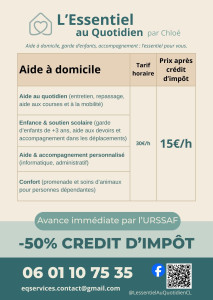 Photo de galerie - Flyer service à la personne