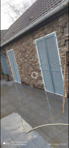 Photo de galerie - Collage de brique de façade extérieur 