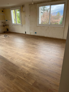 Photo de galerie - Pose parquets 