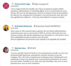 Photo de galerie - Recommandations
