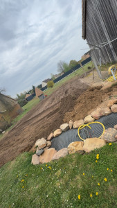 Photo de galerie - Passage d'un gainage 