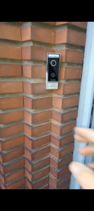 Photo de galerie - Installation caméra interphone 