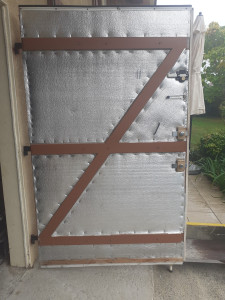 Photo de galerie - Isolation porte de garage