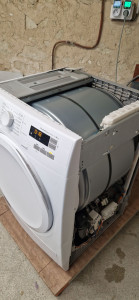 Photo de galerie - Sèche-linge linge à pompe à chaleur en essais