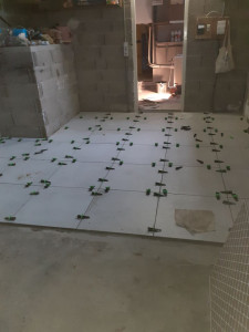 Photo de galerie - Pose de carrelage