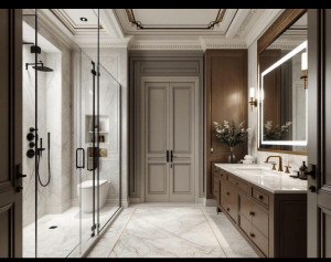 Photo de galerie - Creation d’une salle de bains 