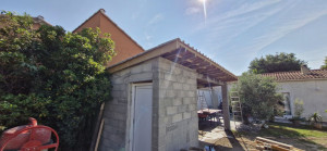 Photo de galerie - Pose de planches de rive 
