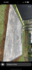 Photo de galerie - Pose de pavé auto bloquant avec bordure avec un total de 15m2