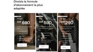 Photo de galerie - Site pour une salle de sport