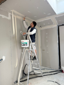 Photo de galerie - Bandage sur plaque de placo