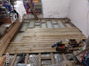 Photo de galerie - Pose de plancher