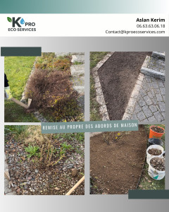 Photo de galerie - Remise au propre des abords de Maison