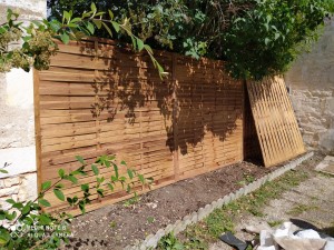 Photo de galerie - Cloison refaite