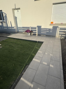 Photo de galerie - Pose de carrelage sur terrasse 