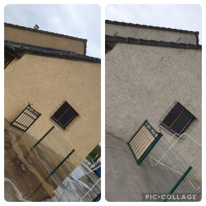 Photo de galerie - Traitement antie mouss façade 
