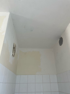 Photo de galerie - Photo après ponçage pour mettre en place nouvelle peinture 