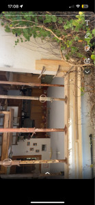 Photo de galerie - Ouverture de façade création d’un linto, seuil et de la pose de baie vitrée coulissante 