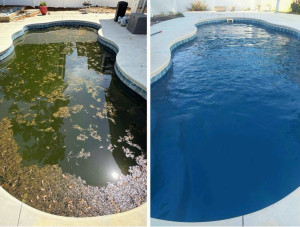 Photo de galerie - Entretien de piscine verte 