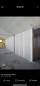 Photo de galerie - Plâtrerie - Murs - Plafonds