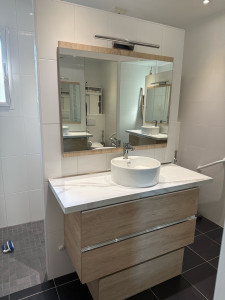 Photo de galerie - Modification meuble vasque 