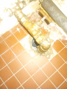 Photo de galerie - Remplacement de vanne d'arrêt 