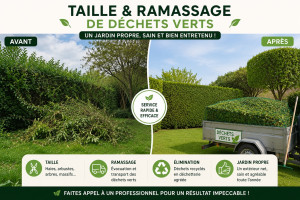 Photo de galerie - Taille et ramassage de déchets verts