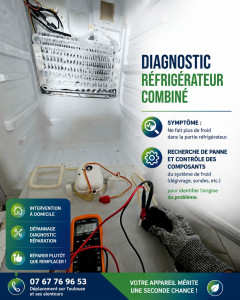 Photo de galerie - Diagnostic réfrigérateur combiné samsung 