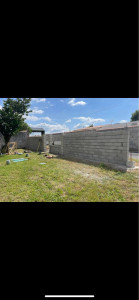 Photo de galerie - Construction d’un mur 