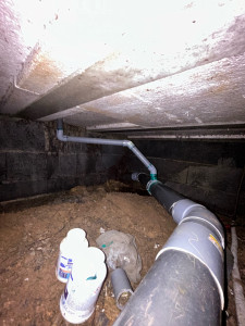 Photo de galerie - Reprise de plusieurs endroits d’une canalisation principale obstruer ainsi que de contre pente