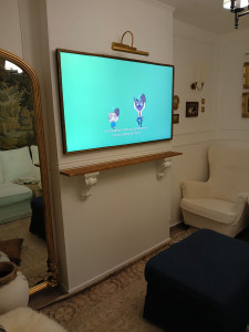 Photo de galerie - Fixation de télé 