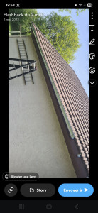 Photo de galerie - Pose de chenaux 

