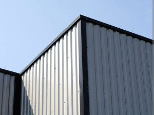 Photo de galerie - Bardage, couvertine bavure 