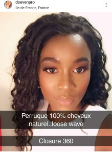 Photo de galerie - Pose et vente de perruque 100% remy hair.
sur commande 