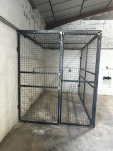 Photo de galerie - Fabrication d’une cage en acier 