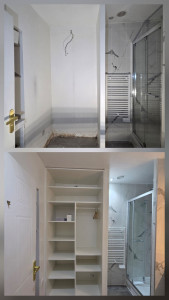 Photo de galerie - Placard sur mesure et renouvellement salle de bain 