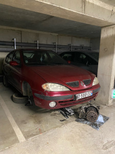 Photo de galerie - Embrayage et remplacement de la boîte de vitesse d’une Mégane 1 