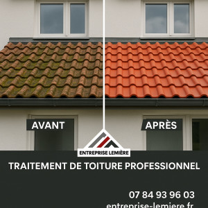 Photo de galerie - Traitement de toiture 