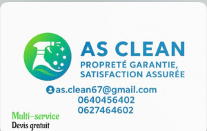 Photo de galerie - Carte de visite AS CLEAN