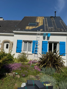 Photo de galerie - Toiture fibro pendant