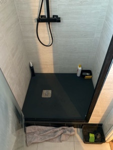 Photo de galerie - Remplacement du receveur de douche après