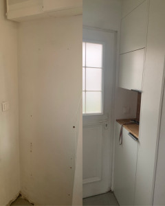 Photo de galerie - Création d’un placard 