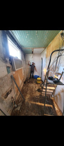 Photo de galerie - Ici petit chantier de rénovation de salle de bain complète,  réaliser avec mon apprenti.