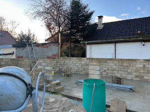 Photo de galerie - Maçon tous travaux mur