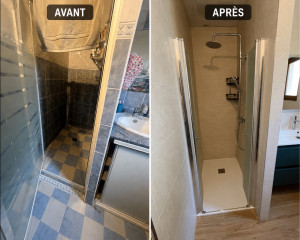 Photo de galerie - Rénovation complète salle de bain