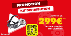 Photo de galerie - Offre courroie de distribution à partir de 299€ 